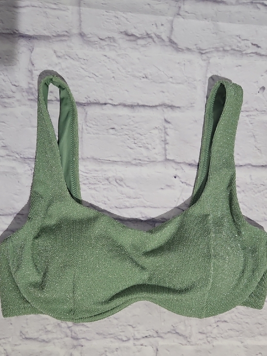 PINK Victoria's Secret Other - PINK Victoria's Secret Shimmery Sage Green Underwire Bikini Top